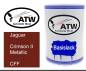 Preview: Jaguar, Crimson II Metallic, CFF: 500ml Lackdose, von ATW Autoteile West.